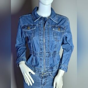 gb Girls Stylish Blue Denim Jacket